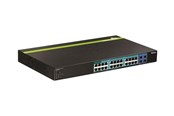 Switch - TRENDnet TPE TPE-2840WS 28-Port Gigabit Web Smart PoE+ Switch - TPE-2840WS