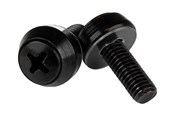 Rackkoffers - StarTech.com M6 Mounting Screws for Server Rack Cabinet - CABSCREWSM6B