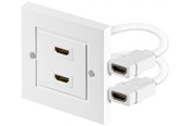Kabels - diversen - Pro HDMI wandcontactdoos - 2 poorten - 4040849517235