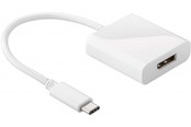Beelscherm- en tv-kabel - Pro USB 3.1 C - DisplayPort - Wit - 4040849662577