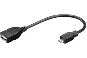 USB-kabel - Pro USB OTG MicroUSB B - 0,2 m - 4040849951947