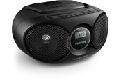 DAB & Wekkerradio - Philips CD Geluidsmachine AZ215B - FM - Stereo - Black - AZ215B/12