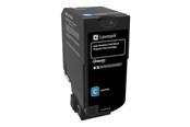 Inkt, toner en verbruiksartikelen - Lexmark Toner cartridge - Cyaan - 74C2SC0