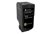 Inkt, toner en verbruiksartikelen - Lexmark Toner cartridge - Geel - 74C2SY0