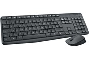 Toetsenbord - Logitech MK235 Draadloos Combo - US - Keyboard and mouse set - Engels (US international) - Grijs - 920-007931