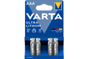 Batterij - VARTA Ultra Lithium - AAA - 4 stuks - 06103301404