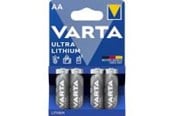 Batterij - VARTA Ultra. Lithium - AA - 4-pack - 06106301404