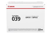 Inkt, toner en verbruiksartikelen - Canon CRG 039 / 0287C001 Black - 0287C001