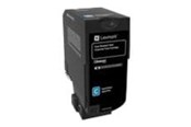 Inkt, toner en verbruiksartikelen - Lexmark - Cyaan - Original - toner cartridge - LCCP LRP Corporate - 74C2SCE