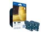 Inkt, toner en verbruiksartikelen - Brother LC1100BKBP2 / LC 1100 2-Pack Black Ink - LC1100BKBP2