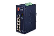 Switch - PLANET ISW-504PT Industrial 5-Port 10/100TX Ethernet Switch with 4-Port 802.3at PoE+ - ISW-504PT