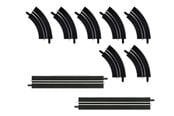 Racecircuit - Carrera Digitaal 143Single-Lane Bends / Straight section Extension Set - 20061657