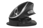 Muis - Bakker Elkhuizen Oyster wireless mouse large - Muis - 5 knoppen - Zwart - BNEOYMWL