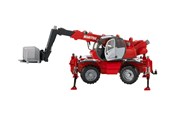 Speelgoedauto - Bruder Manitou Telescopic forklift MRT 2150 with accessories - 02129