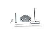 Muurbevestigingen, AV-bevestigingen & AV-meubels - Ergotron Grommet Mount for LX Single Arm - Max - recommended for - 98-034