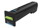 Inkt, toner en verbruiksartikelen - Lexmark Ultra High Yield - cyan - original - tonerpatron - 82K2UCE