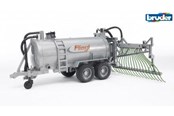 Speelgoedauto - Bruder Fliegl barrel trailer with spread tubes - 2020