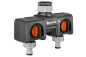 Tuin wateren - Gardena Twin-Tap Connector: Dubbele kraanaansluiting - 8193-20