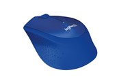 Muis - Logitech M330 Silent Plus - Muis - Optisch - 3 knoppen - Blauw - 910-004910