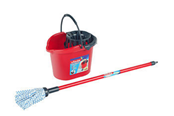 Doen-alsof spelen - Theo Klein Bucket + Wipe Mop - 6722