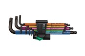 Handgereedschappen - Wera 950/9 Hex-Plus Veelkleurig 1 SB Veelkleurig L-key set metric BlackLaser 9 pieces - 05073593001