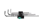 Handgereedschappen - Wera L-sleutelset 950 pkl/9 sm n metrisch verchroomd 9 stuks 1,5-10 mm - 05022087001