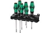 Handgereedschappen - Wera Screwdriver set w. Lasertip & rack - 05105656001