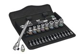 Gereedschap - Wera 8100 sa 8 zyklop metal ratchet set with switch lever  1/4 drive metric  28 pieces - 05004018001