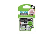Papier, fotopapier en etiketten - DYMO D1® High Performance / Durable Labels 12mm x 3m Roll Wit Print on Zwart Self-Adhesive Labels for LabelManager Label Printers Authentic - 1978365
