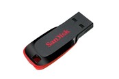 USB-stick - SANDISK Cruzer Blade - Zwart - 128GB - USB-stick - SDCZ50-128G-B35