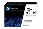 Inkt, toner en verbruiksartikelen - HP 26X / CF226XD 2-Pack High Capacity Black Toner - CF226XD