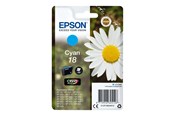 Inkt, toner en verbruiksartikelen - Epson 18 - Cyan Ink - C13T18024012