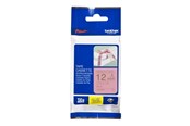 Papier, fotopapier en etiketten - Brother TZe RE34 - Goud on Roze - Roll (1.2 cm x 4 m) - TZERE34