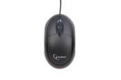 Muis - Gembird Wired optical mouse U-01 - Muis - Optisch - 3 knoppen - Zwart - MUS-U-01