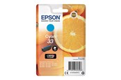 Inkt, toner en verbruiksartikelen - Epson 33 - Cyaan Inkt - C13T33424022