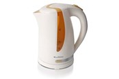 Waterkoker - Eldom Waterkoker C230 1.7 L - Wit met gele en oranje accenten - 2000 W - CZAJNIK C 230