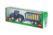 Speelgoedauto - SIKU 1:50 Tractor With Silage Trailer - 541895