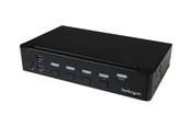KVM Switch - StarTech.com 4 Port HDMI KVM-schakelaar With Built-in USB 3.0 Hub - 1080p - SV431HDU3A2