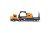 Speelgoedauto - SIKU 1611  dieplader met graafmachine 1:64 - 541515