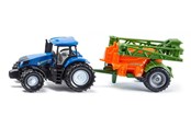 Speelgoedauto - SIKU 1668  Tractor met spuitmachine - 1668