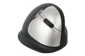 Muis - R-Go Tools R-Go HE Mouse Vertical Mouse Wireless Right - Ergonomische muis - 5 knoppen - Zilver - RGOHELAWL