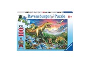 Puzzels - Ravensburger At the dinosaurs 100pcs. XXL - 106653