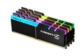 RAM - G.Skill Trident Z RGB DDR4-3000 - 32GB - CL16 - Quad Channel (4 pcs) - Intel XMP - Zwart met RGB - F4-3000C16Q-32GTZR