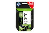 Inkt, toner en verbruiksartikelen - HP 302 / X4D37AE 2-Pack Black and Color Ink - X4D37AE