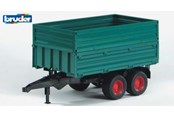 Speelgoedauto - Bruder Tipping trailer with removable top - 2010