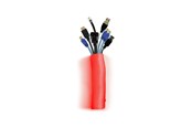 Kabelgoot, Kabelhoes & Kabelbinders - Multibrackets M Universal Cable Sock Self Wrapping 40mm Red 25m - 7350073734573