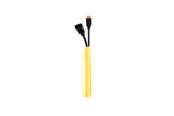 Kabelgoot, Kabelhoes & Kabelbinders - Multibrackets M Universal Cable Sock Self Wrapping 10mm Yellow 25m - 7350073734429