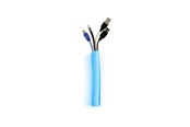 Kabelgoot, Kabelhoes & Kabelbinders - Multibrackets M Universal Cable Sock Self Wrapping 25mm Blue 25m - 7350073734528