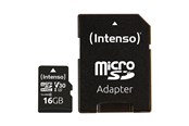 Geheugenkaart - Intenso - flash Geheugenkaart - 16 GB - microSDHC UHS-I - 3433470