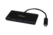 USB hub - StarTech.com USB-C Hub with PD 2.0 4-Port USB hub - 4 - Zwart - HB30C4AFPD